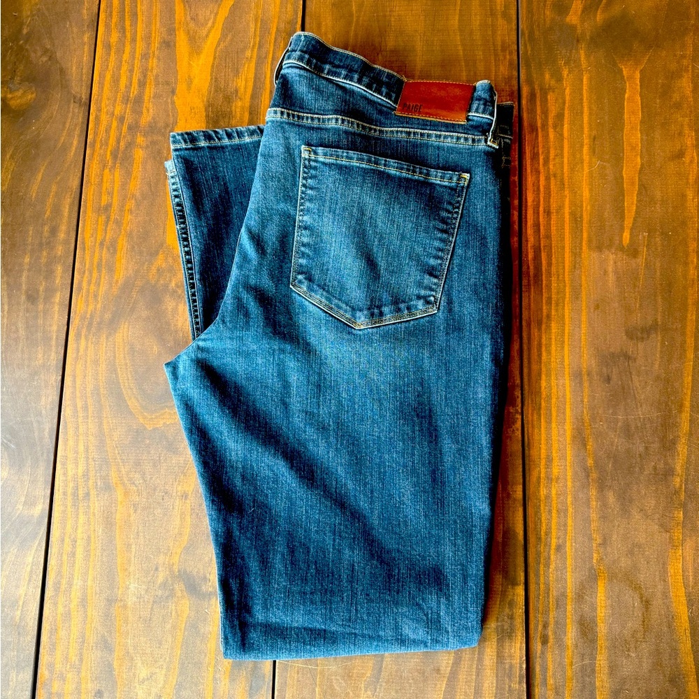 Men’s Size 38x32 Dark Wash Paige Denim Jeans